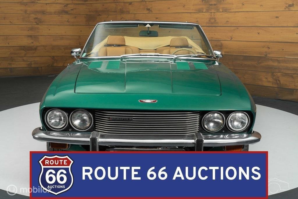 Jensen Interceptor Mk3 Cabriolet | 1974 | Route 66 Auctions, Autos, Autres marques, Achat, Entreprise, Boîte manuelle