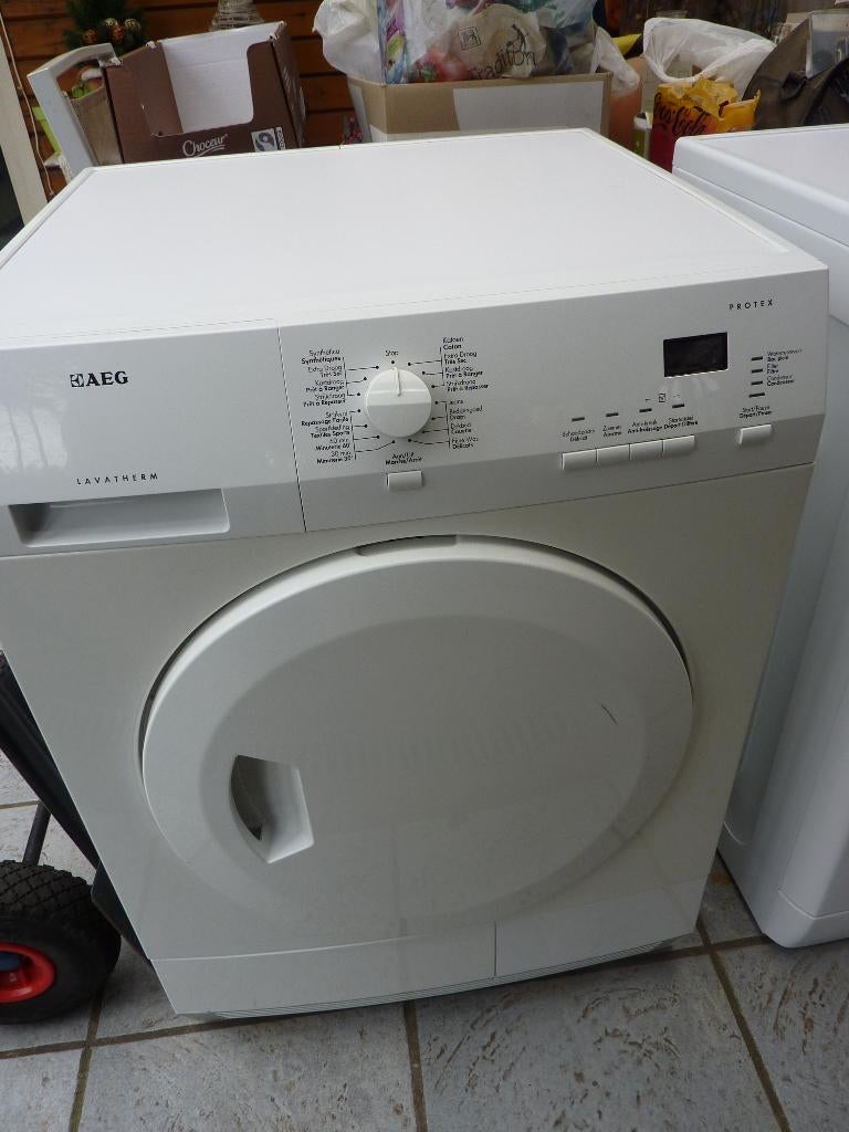 Nette condensatie droogkast AEG voor 8 kg, Elektronische apparatuur, Droogkasten, Zo goed als nieuw, Condens, Voorlader, 8 tot 10 kg