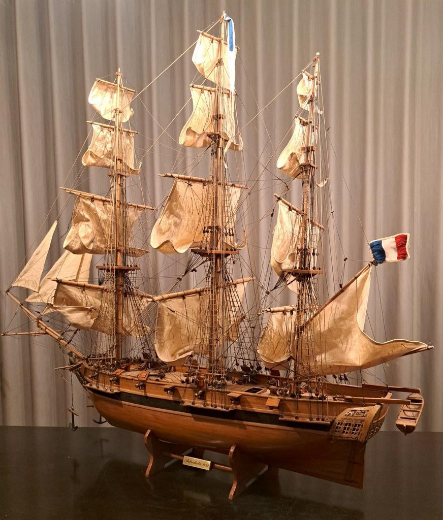 Prachtig houten zeilschip ASTROLABE 1812, Ophalen, Gebruikt