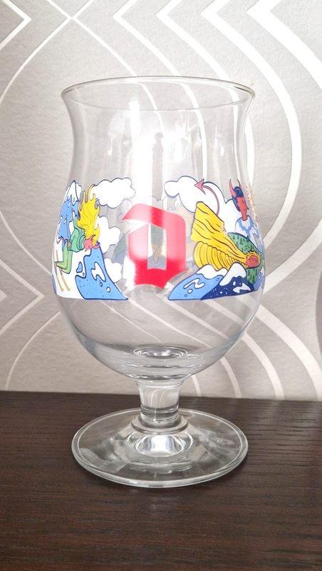 Duvel glas 'Colorado' USA, Verzamelen, Ophalen of Verzenden, Bierglas
