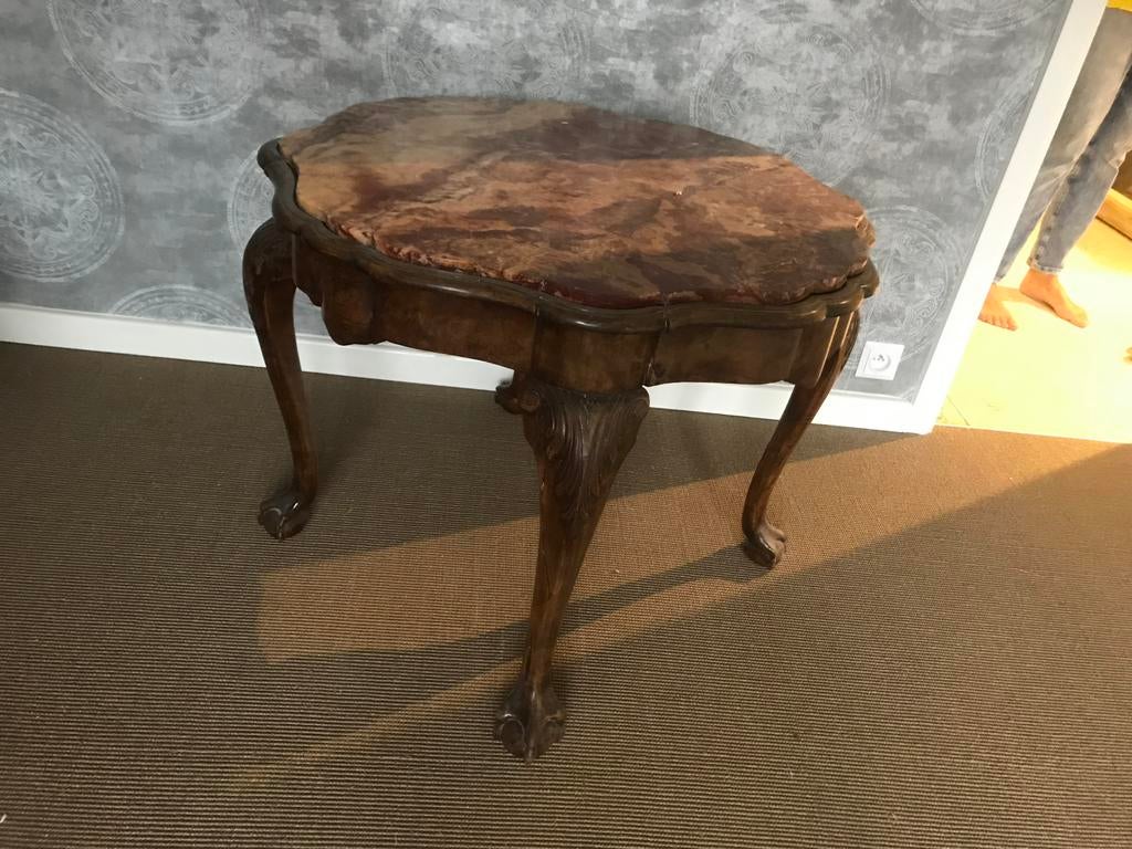 Salontafel met marmer blad., Enlèvement