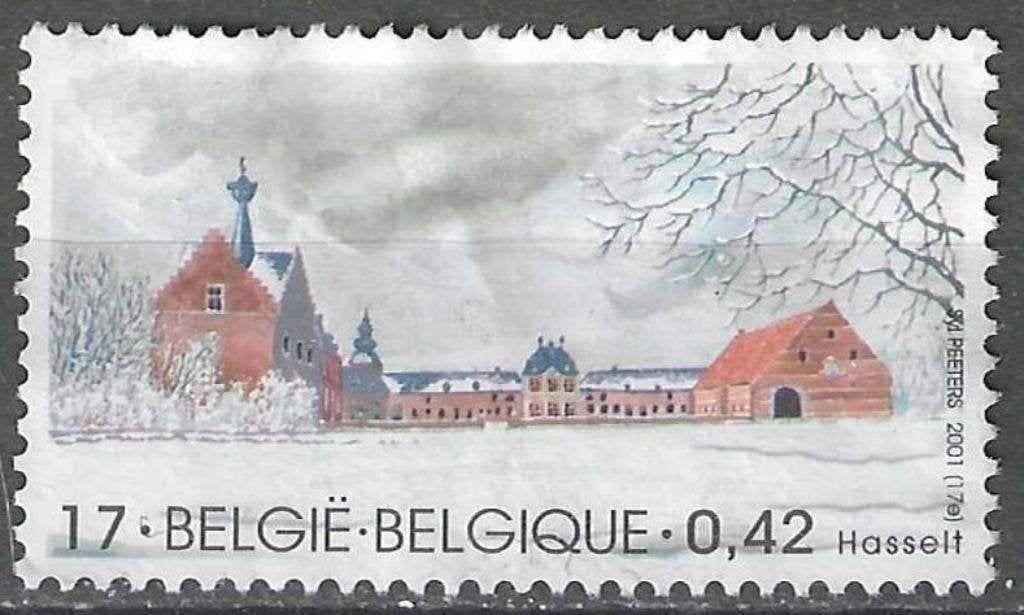 Belgique 2001 - Yvert 3016 /OBP 3021 - Ferme à Hasselt (ST), Envoi, Affranchi, Oblitéré