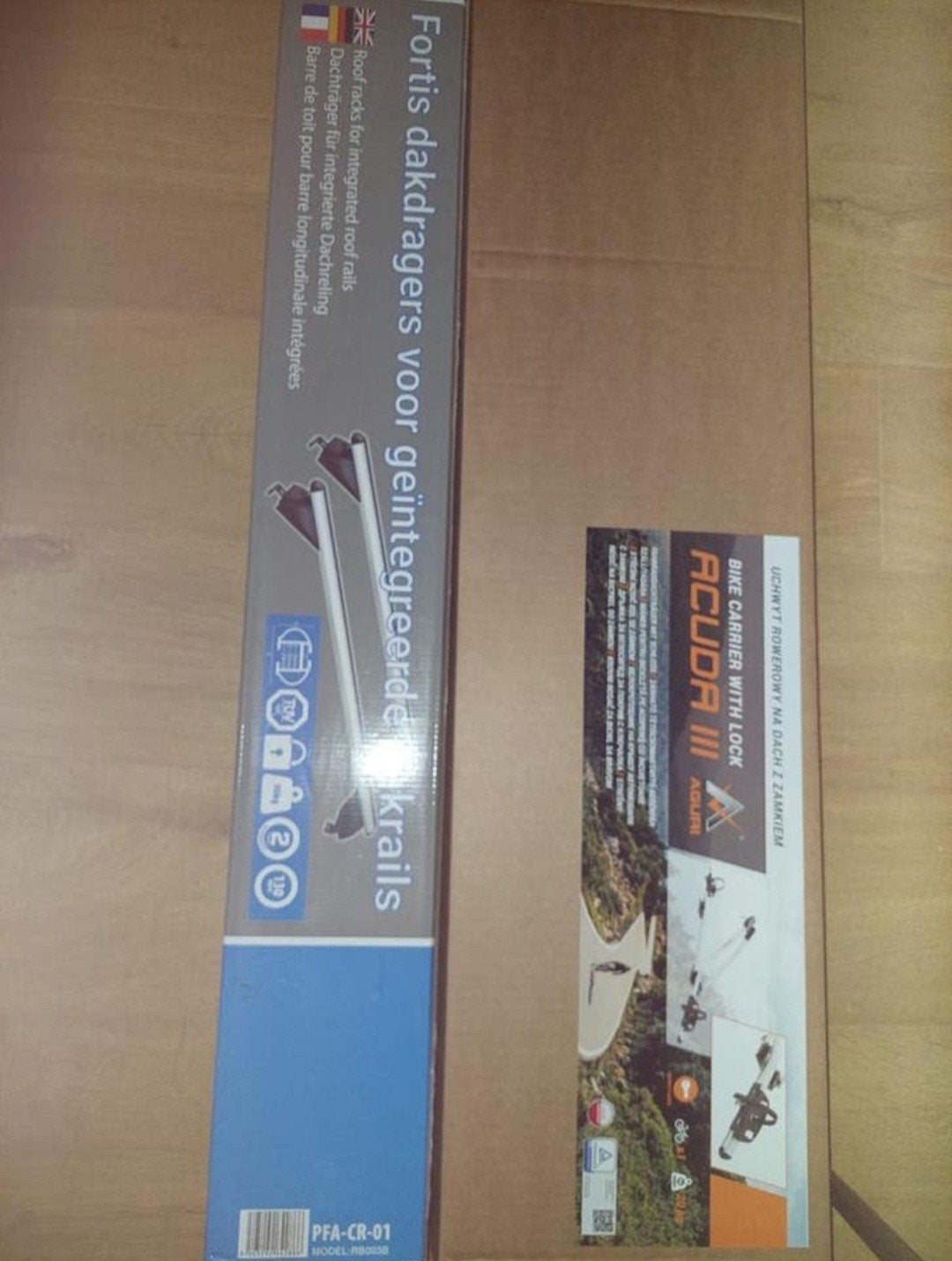 Fietsendrager Aguri + Fortis NIEUW, ongeopend, in verpakking, Huis en Inrichting, Woonaccessoires | Cd- en Dvd-rekken, Ophalen