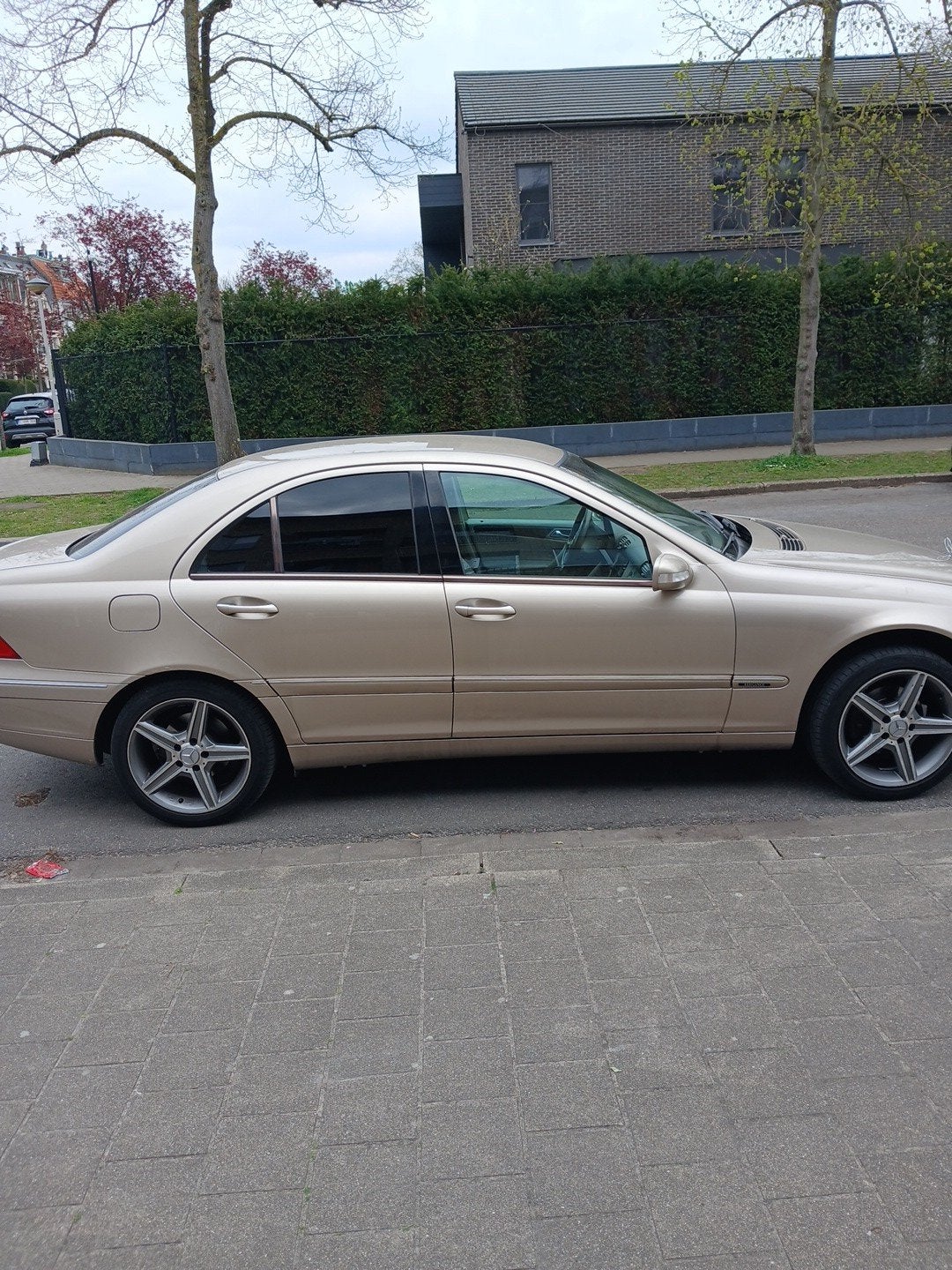 Mercedes C klasse w203 C180, Autos, Achat, Boîte manuelle, Beige, 5 portes