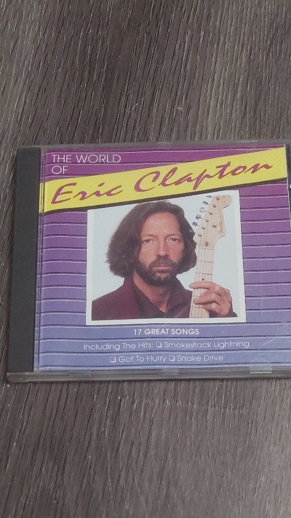 ERIC CLAPTON the world of eric clapton CD, CD & DVD, Enlèvement ou Envoi, Utilisé, Blues rock, Compilation
