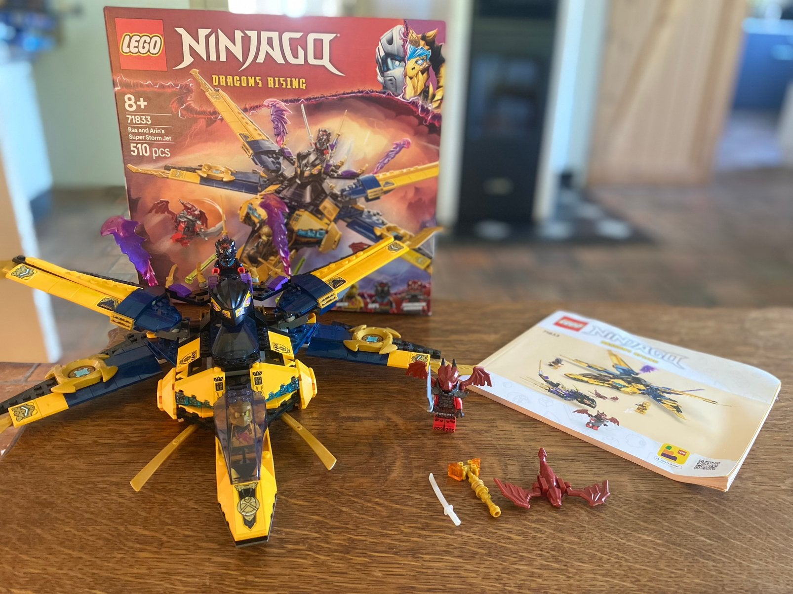 Lego ninjago 71833, Ophalen, Lego, Zo goed als nieuw, Compleet