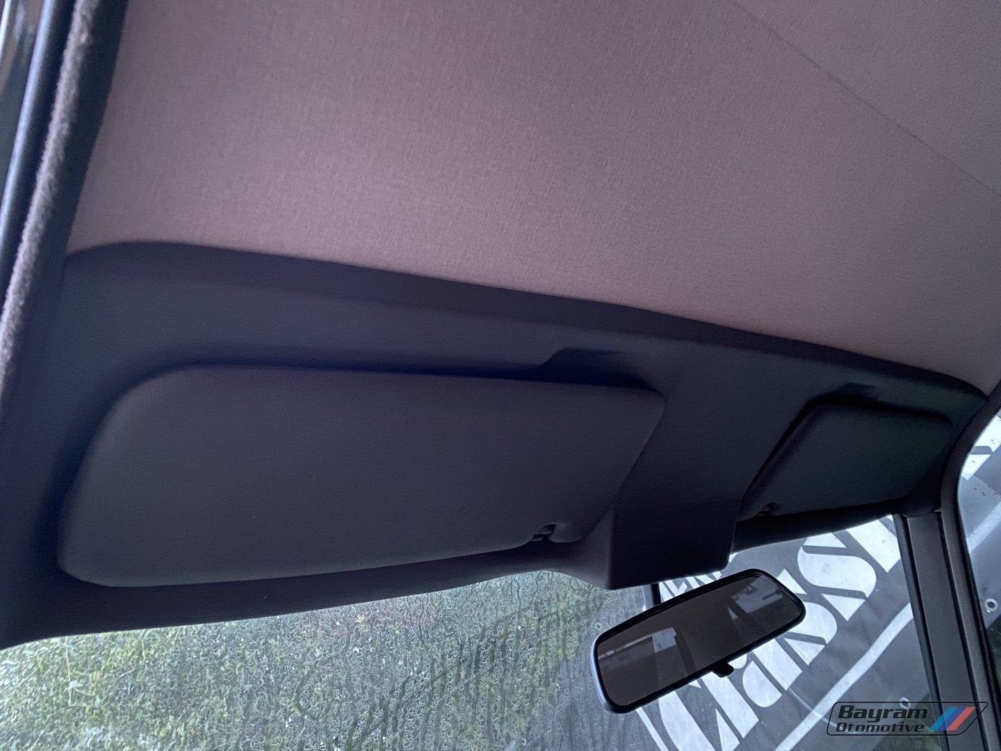 Bmw E28 zonneklephouder met zonnekleppen bruin 5-serie dak, -, Utilisé, -, Enlèvement ou Envoi