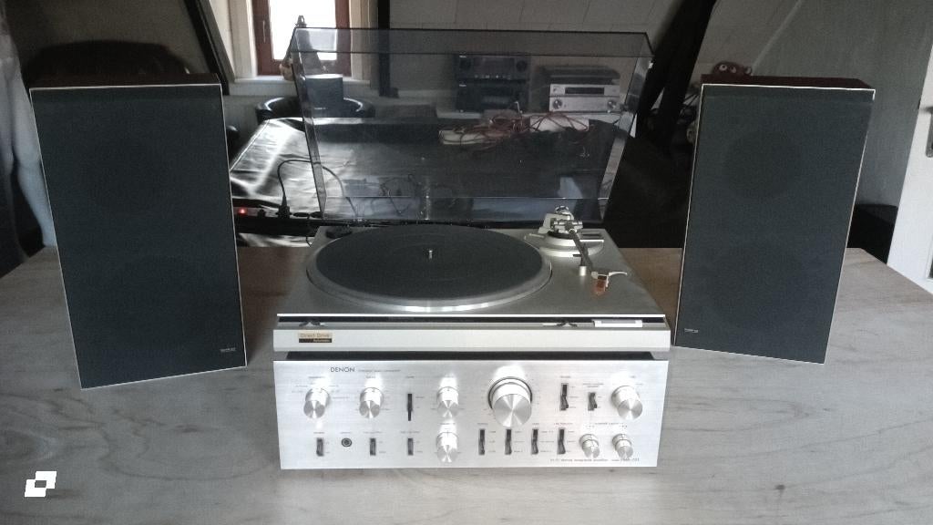 Denon PMA-701 + Technics SL-D210 – Complete Vintage HiFi Set, Ophalen of Verzenden, Platenspeler, Technics