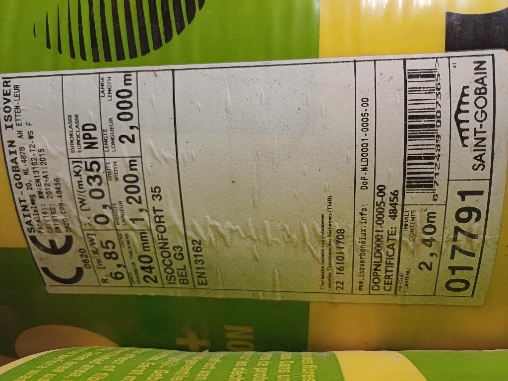 isover Isoconfort 35, Enlèvement, 12 cm ou plus, Neuf, 15 m² ou plus