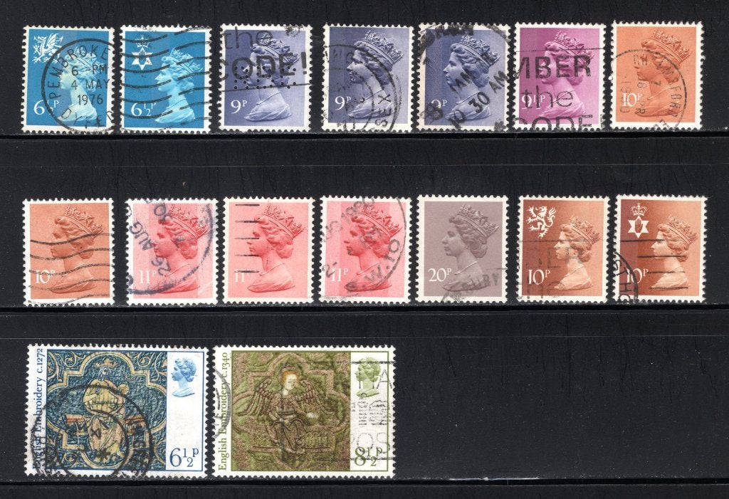 GROOT BRITTANIE Lot 1976 gestempeld, Postzegels en Munten, Postzegels | Europa | UK, Verzenden, Gestempeld