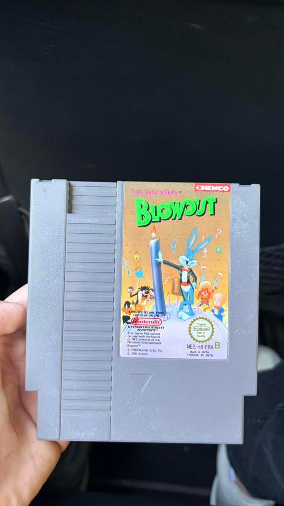 Blowout Nintendo NES PAL FRA origineel, Ophalen, Zo goed als nieuw