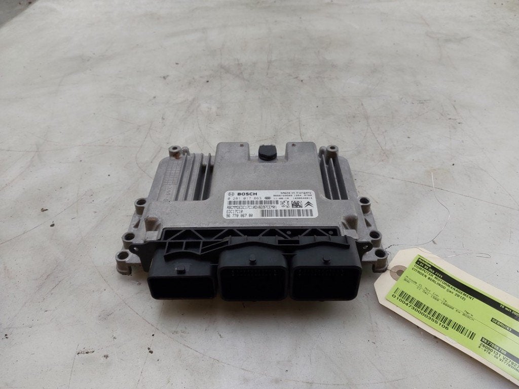 COMPUTER MOTOR Citroën Berlingo (01-2008/04-2021), Robert Bosch AG, Gebruikt, Citroën, Robert-Bosch-Allee 1
74232  Abstatt, DE