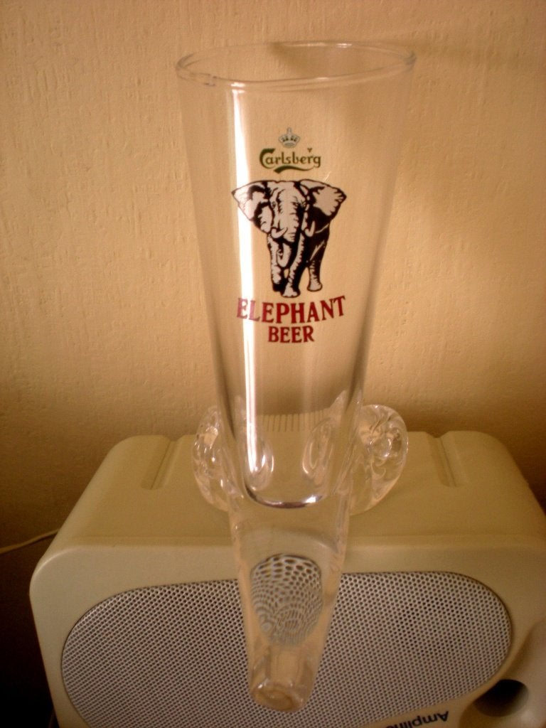 Carlsberg Elephant beer, Verzamelen, Ophalen of Verzenden, Zo goed als nieuw, Glas of Glazen