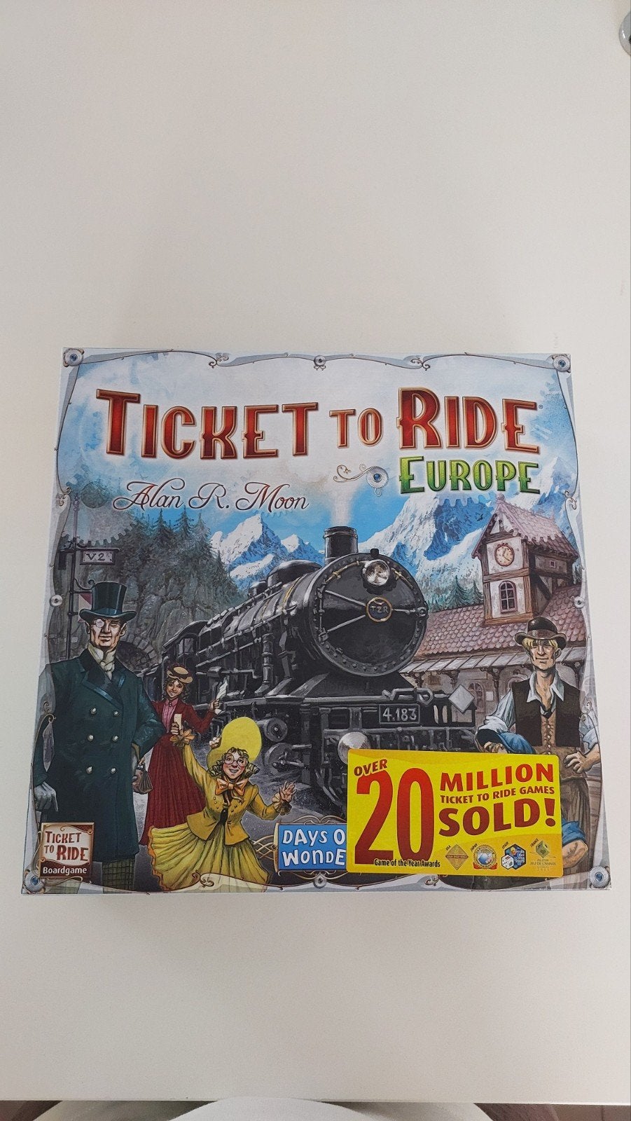 Ticket to ride europe, Ophalen