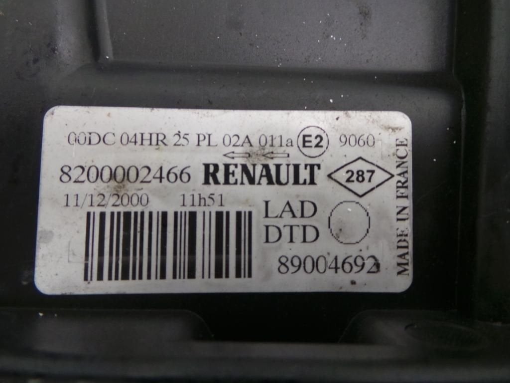 RENAULT LAGUNA KOPLAMP R 2004, Enlèvement ou Envoi, Utilisé, ARN reconnu