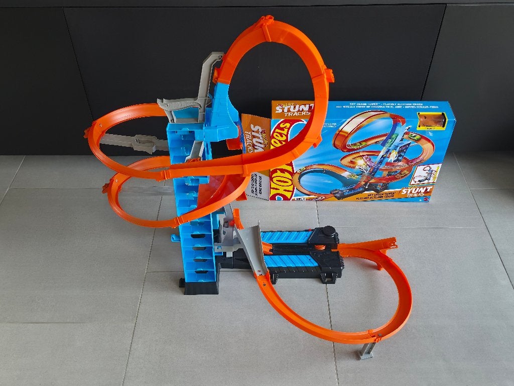 Hotwheels Altitude Crash (gemotoriseerd), Racebaan, Ophalen of Verzenden, Zo goed als nieuw, Hot Wheels