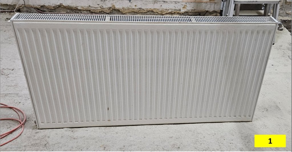 5 Radiateurs Van Marcke avec vanne thermostatique, Doe-het-zelf en Bouw, Verwarming en Radiatoren, Ophalen, Gebruikt, Radiator
