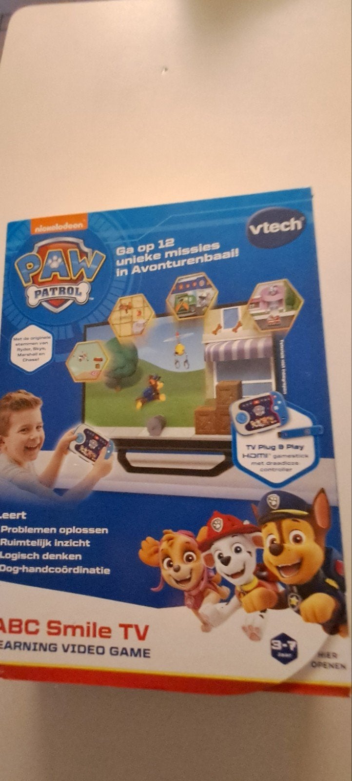 V - tech Paw patrol, Een of twee spelers, Ophalen, Zo goed als nieuw, V tech