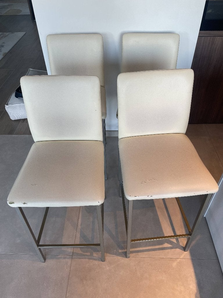 4 krukken, Ophalen, Gebruikt, Met voetsteun, 60 tot 90 cm