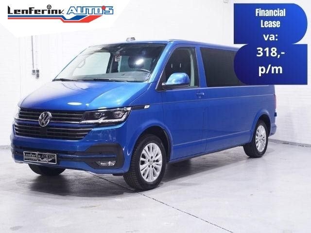 Volkswagen Transporter 2.0 TDI 150 pk DSG Aut. Dubbel Cabine, Auto's, Automaat, Diesel, Te koop, Blauw