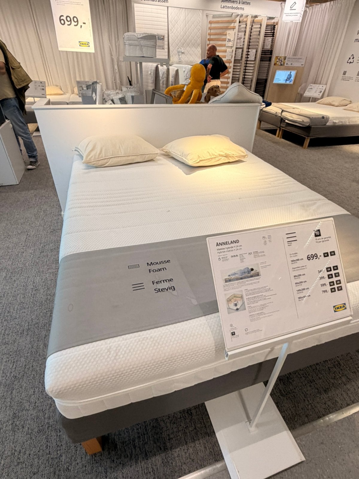 Matras ikea hybride Anneland, Ophalen, Zo goed als nieuw, Matras