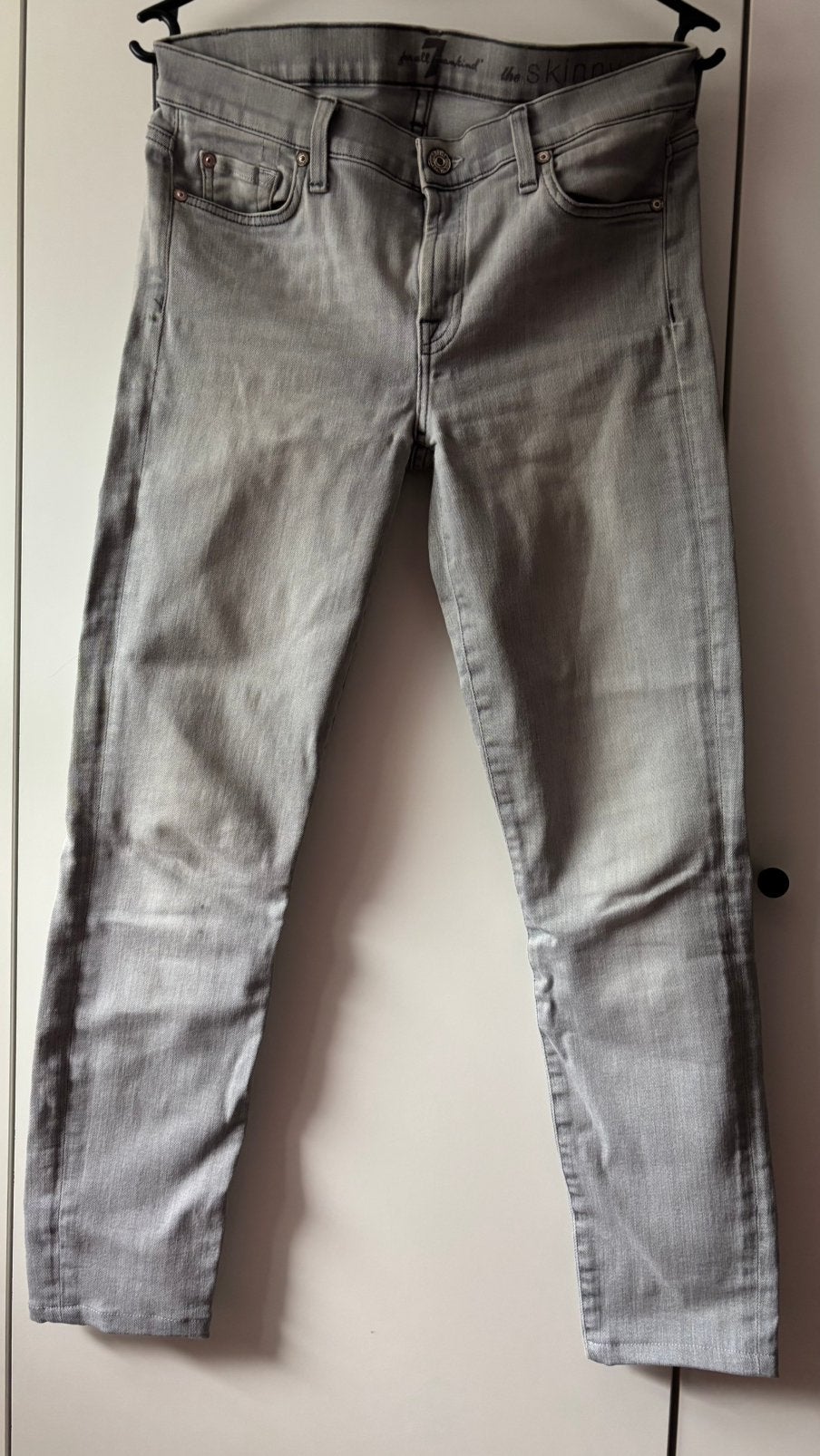 Seven skinny broek, Kleding | Dames, Spijkerbroeken en Jeans, Ophalen, Zo goed als nieuw, Grijs, W28 - W29 (confectie 36)