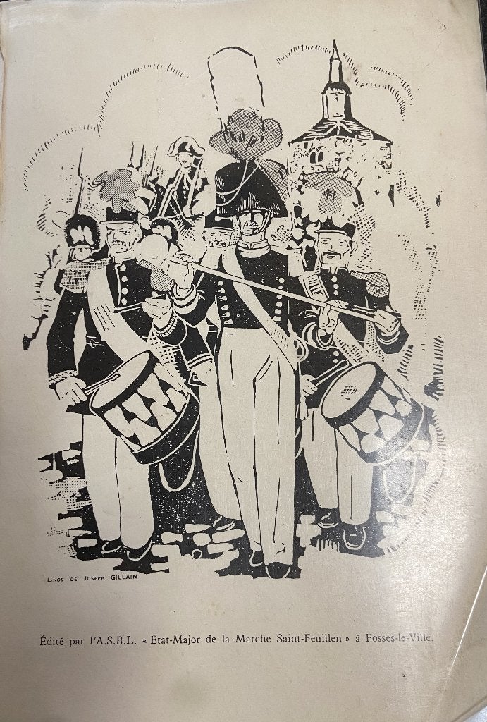 Saint Feuillen Fosses la Ville - Marche folklorique 1978, Livres, Envoi, 20e siècle ou après, Utilisé