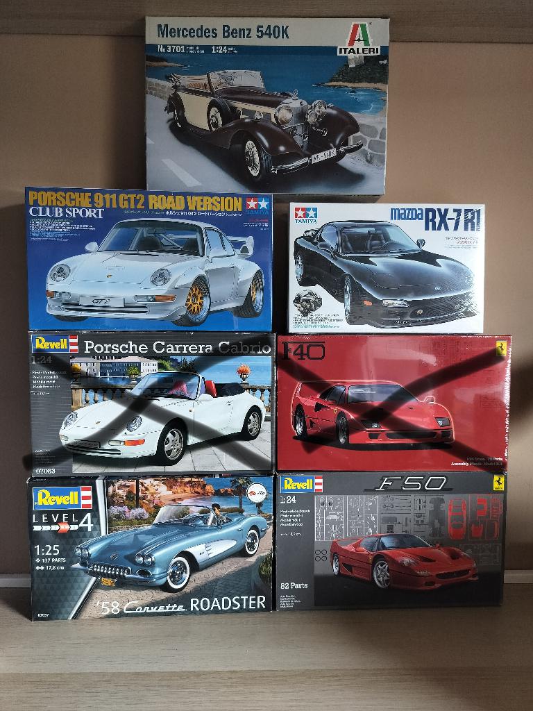 1/24. 1/25 auto's, Hobby & Loisirs créatifs, Voitures miniatures | 1:24, Enlèvement ou Envoi, Comme neuf, Voiture, Autres marques