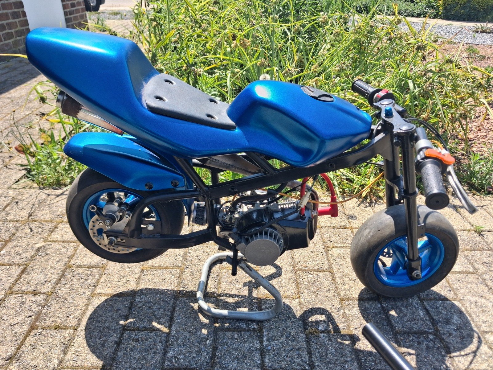 3 vélos de poche 2 temps 49cc + de nombreuses pièces de rech, Vélos & Vélomoteurs, Mini Bikes, Midi Bikes & Pit Bikes, Utilisé