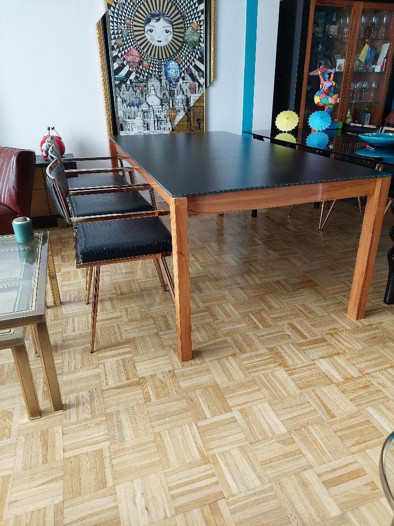 Eetkamertafel, Huis en Inrichting, Tafels | Eettafels, Gebruikt, 50 tot 100 cm, 150 tot 200 cm, Vijf personen of meer, Rechthoekig