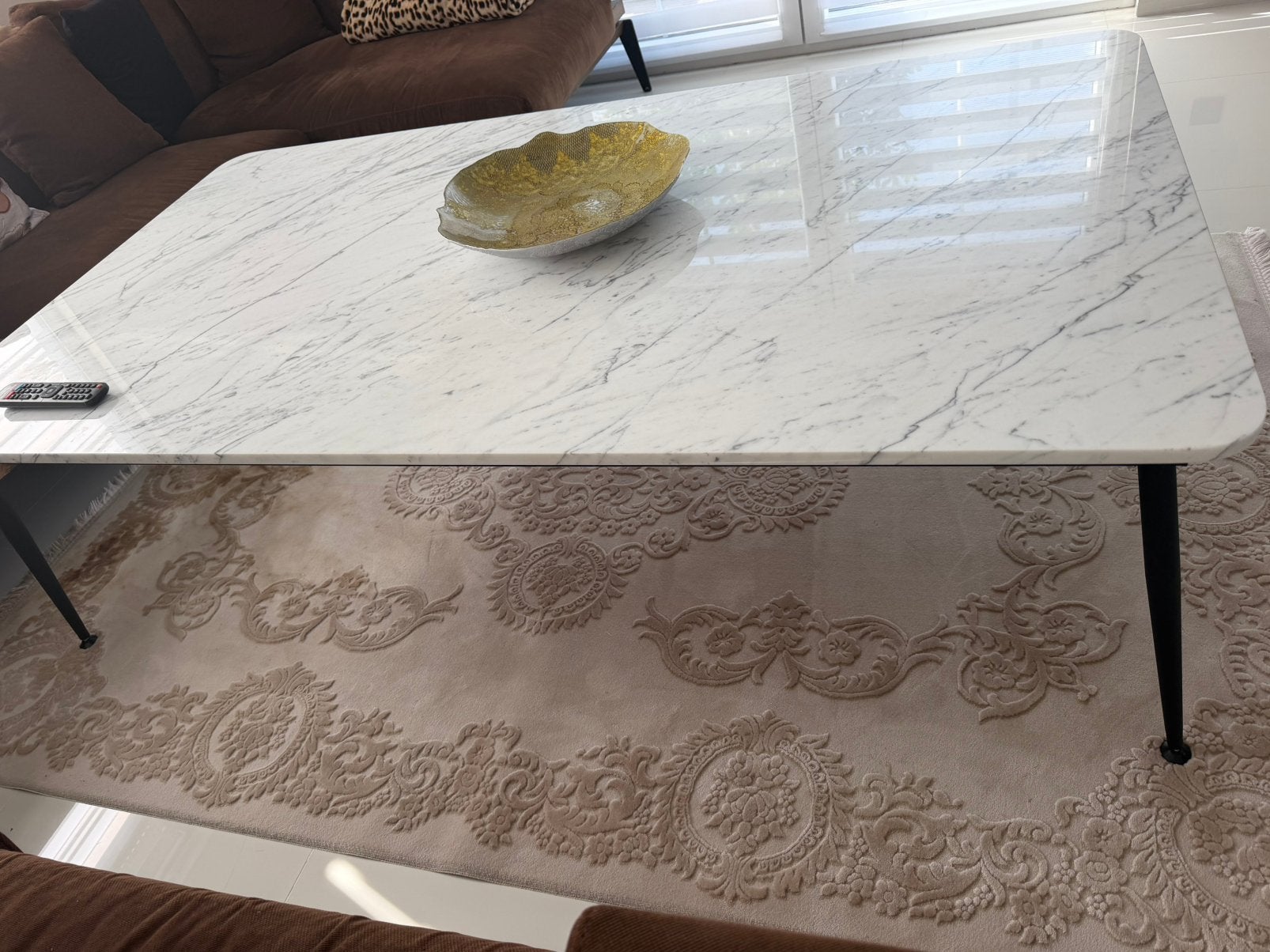 Table en marbre 290€, Maison & Meubles, Enlèvement, Comme neuf