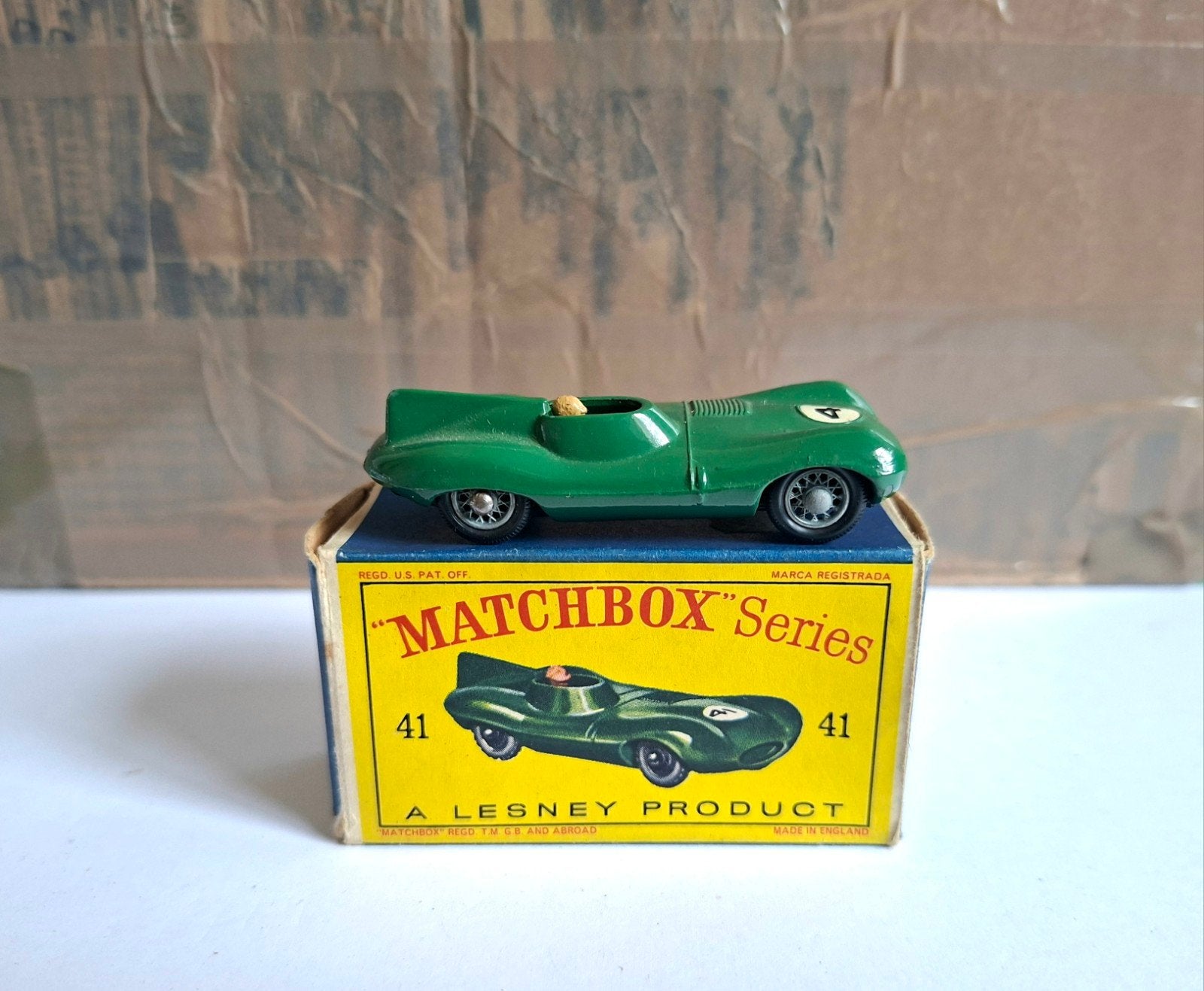 Matchbox 41 jaguar D type, Hobby en Vrije tijd, Ophalen of Verzenden, Matchbox