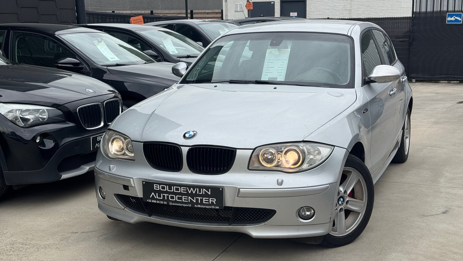 Bmw 1serie 120i 2.0Benzine 2007 134.xxxkm Sportpack GEKEURD, Autos, Argent ou Gris, Achat, Entreprise, Garantie prolongée