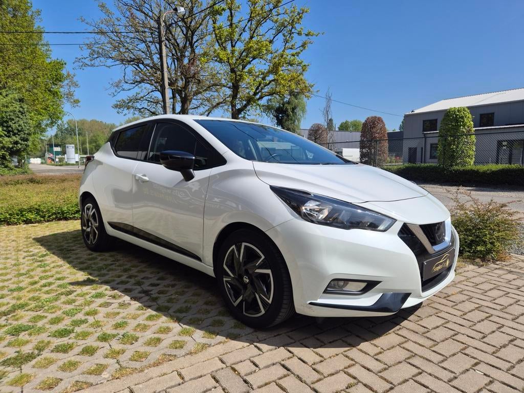 NISSAN MICRA 0.9 N- DESIGN MET GARANTIE in topstaat, Voorwielaandrijving, Stof, Euro 6, Wit