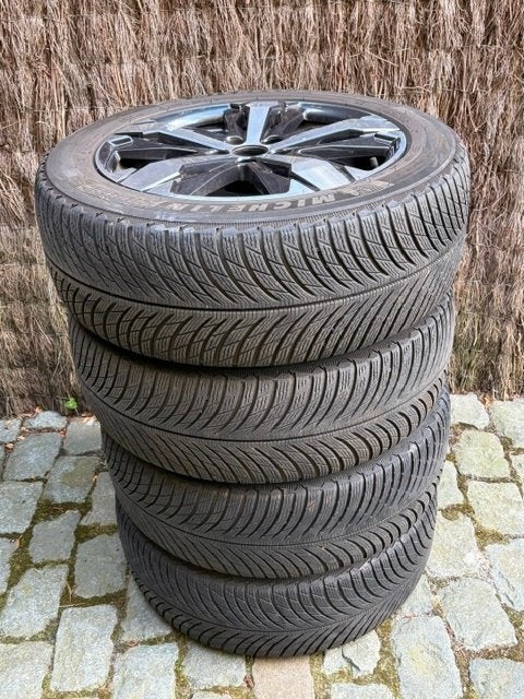4 winterbanden met Alu velgen Michelin Alpin Pilot 5, Auto-onderdelen, Banden en Velgen, Ophalen, Winterbanden, Velg(en)