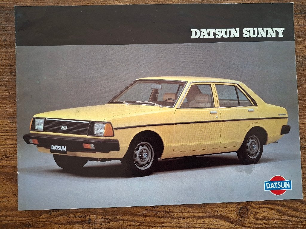 DATSUN SUNNY '74, Boeken, Auto's | Folders en Tijdschriften, Ophalen of Verzenden, Zo goed als nieuw, Overige merken