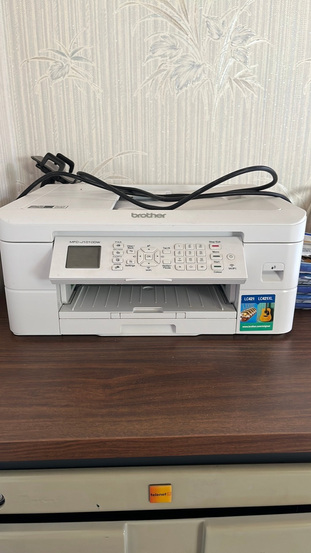 Brother printer MFC-J1010DW, Ophalen, Zo goed als nieuw, Printer