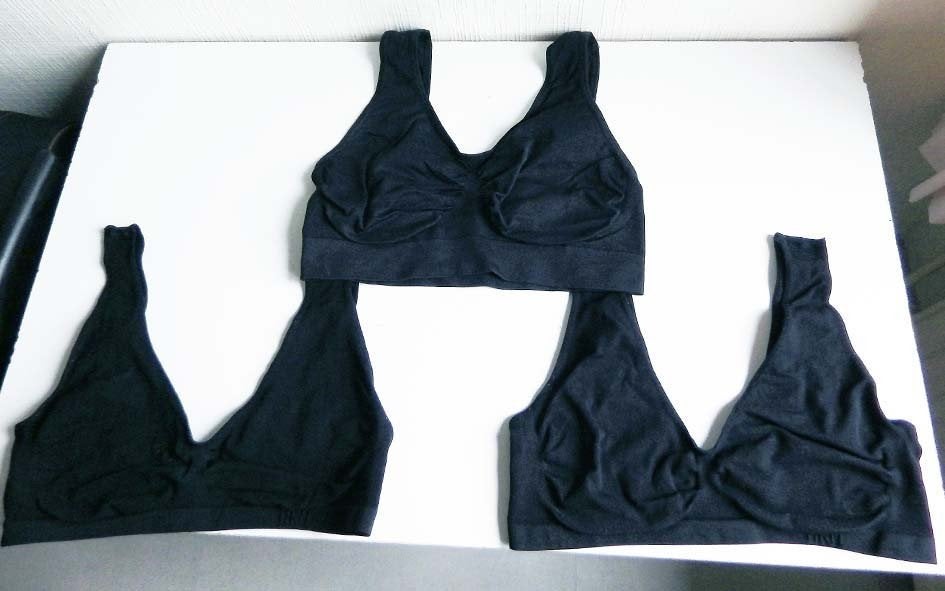 Set (3x) van Zwarte Naadloze Sport-BH’s., Vêtements | Femmes, Vêtements de sport, Enlèvement, Comme neuf