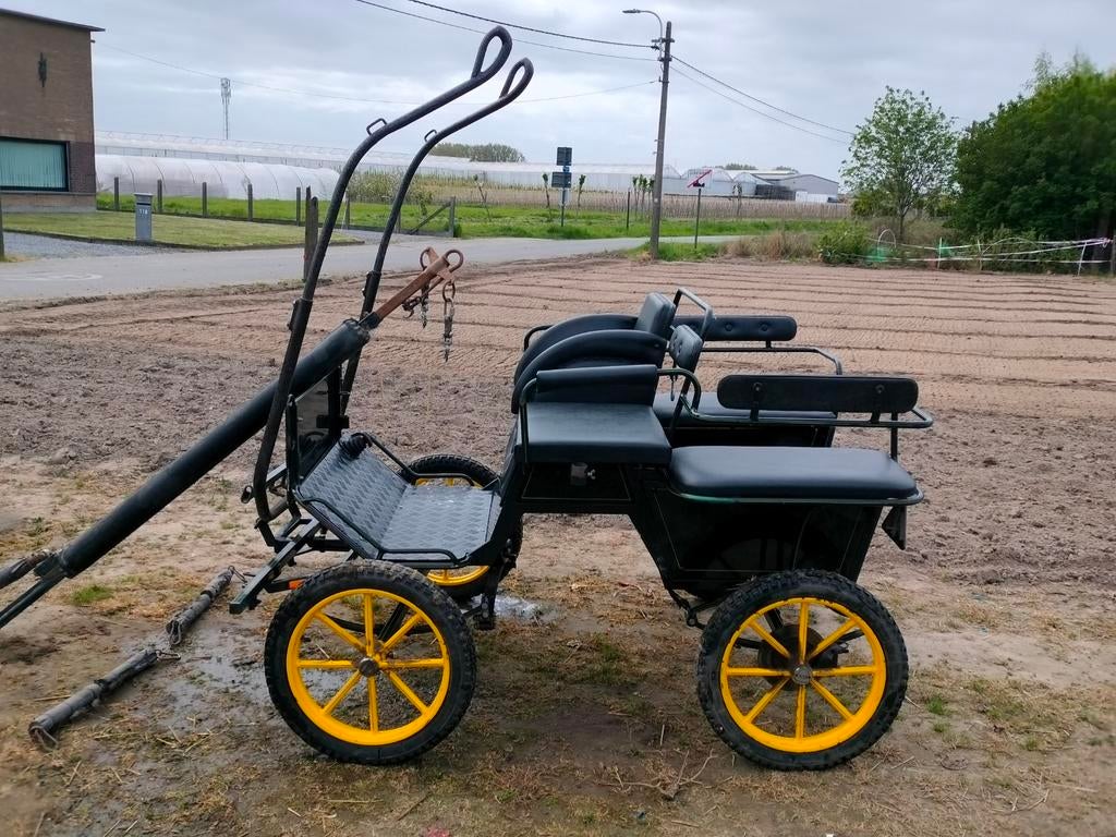 Koets voor pony A, B en C, Poney