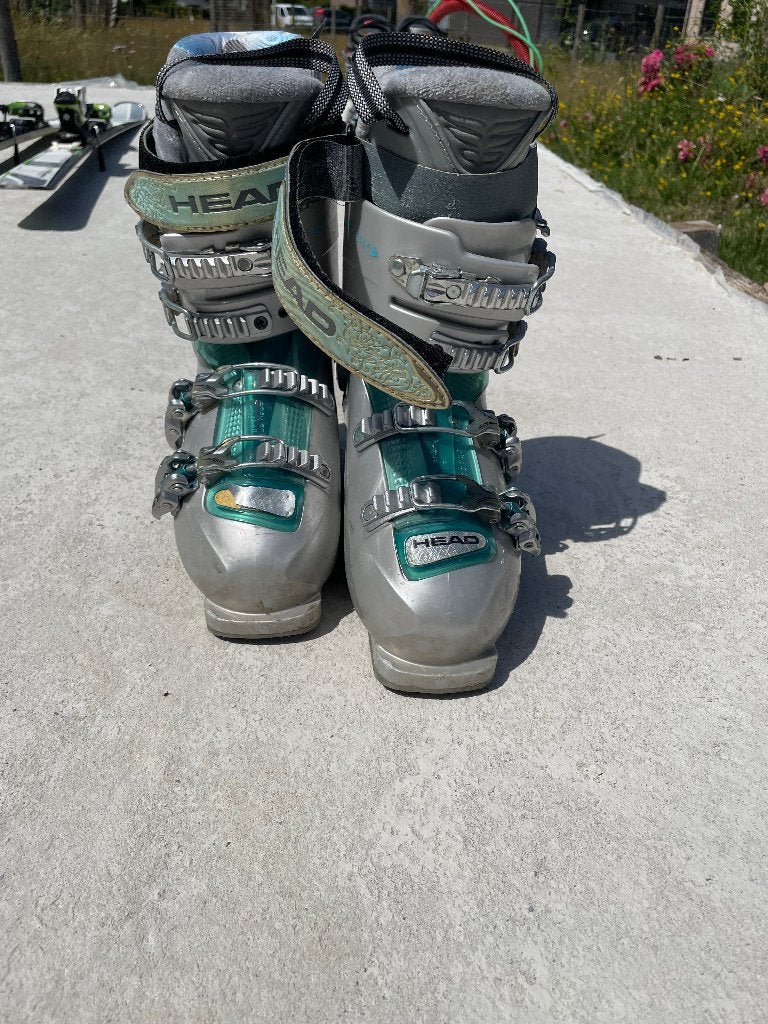 head skibotten, Sport en Fitness, Ophalen, Gebruikt, Stokken, Head