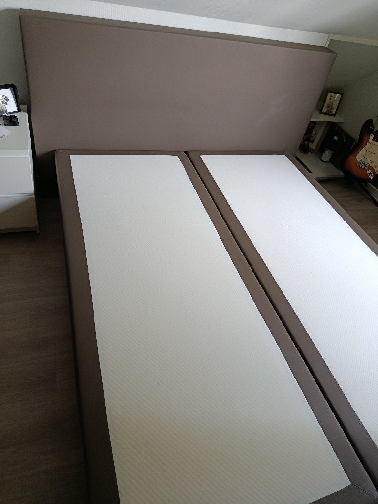 Boxspring, Huis en Inrichting, Slaapkamer | Boxsprings, Ophalen, Tweepersoons, Zo goed als nieuw, 200 cm