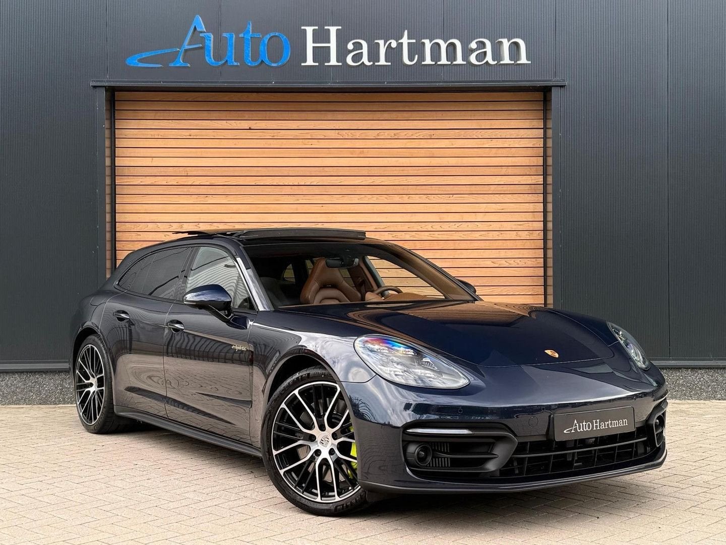 Porsche Panamera Sport Turismo 2.9 4S E-Hybrid SPORTUITLAAT|, Auto's, Automaat, Blauw, Break, Hybride Elektrisch/Benzine