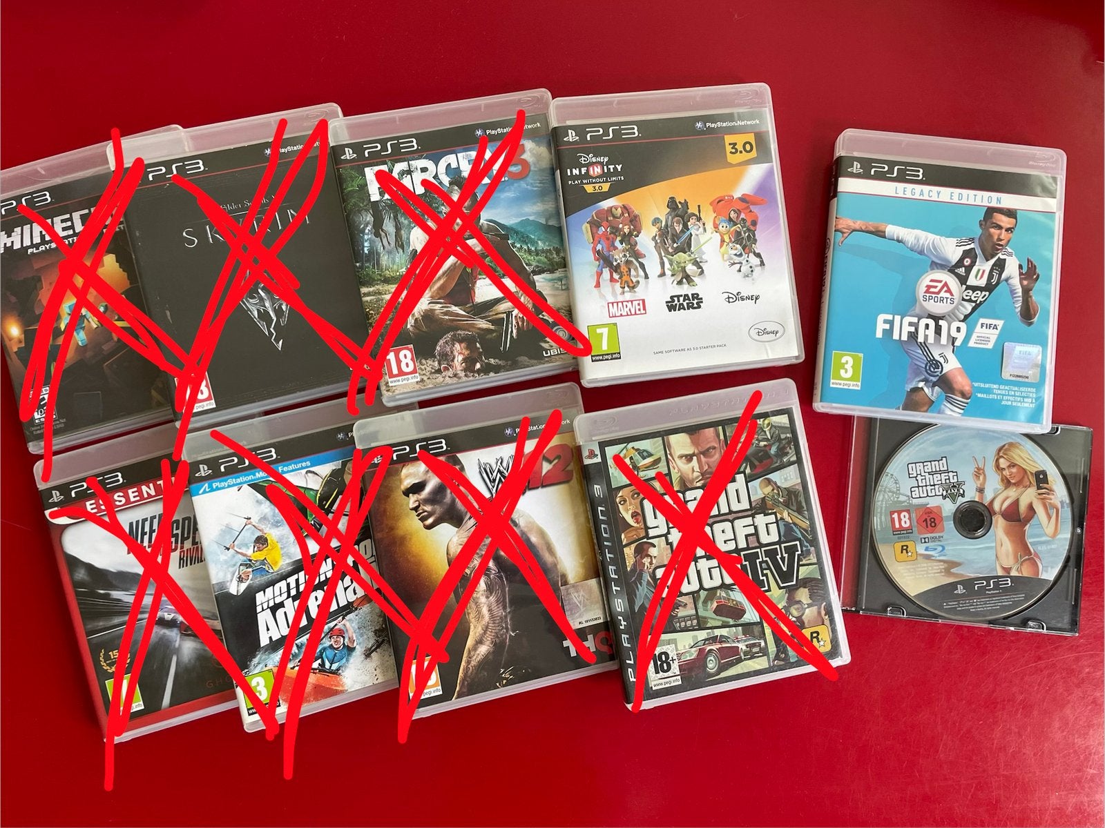 PS3 games, Consoles de jeu & Jeux vidéo, Enlèvement, Comme neuf