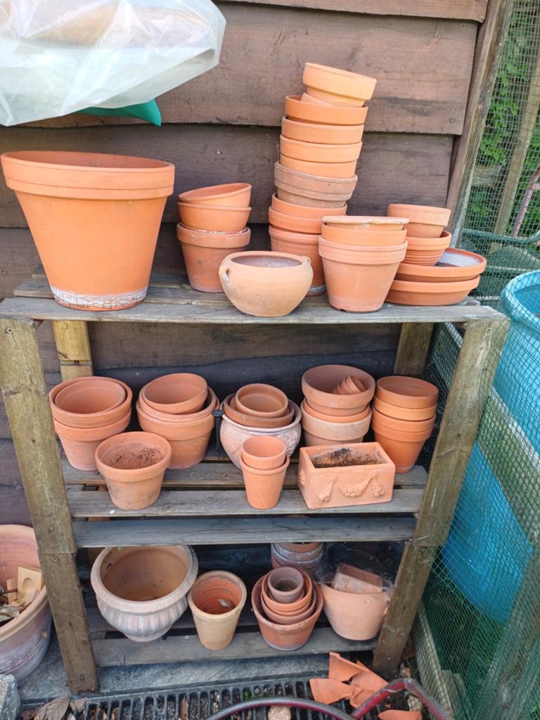 Pots en terre cuite, Enlèvement