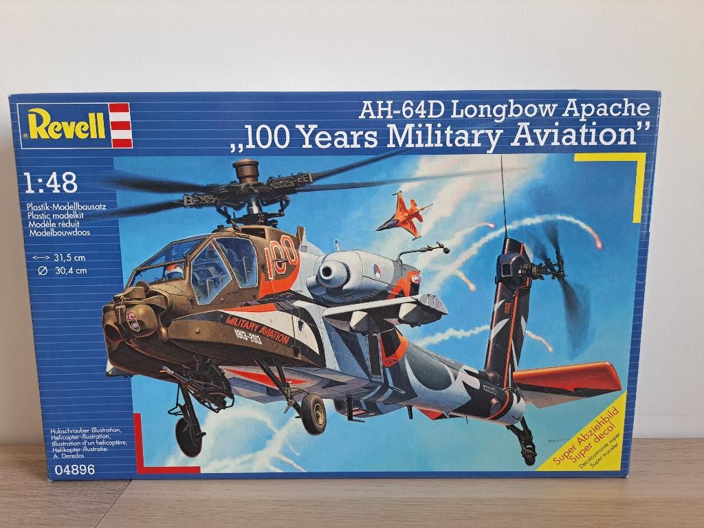 Revell | No. 04896 | 1:48 - AH-64D Longbow Apache (Sealed), Hobby & Loisirs créatifs, Modélisme | Avions & Hélicoptères, Neuf