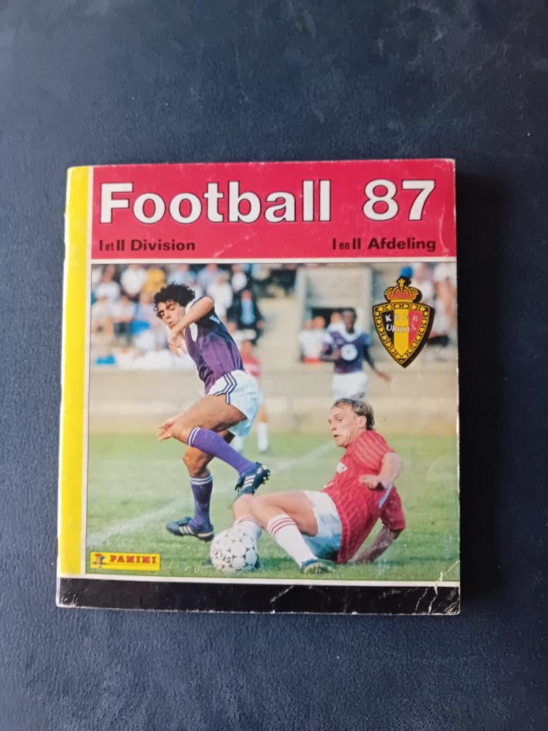 panini stickerboek Football 87, Enlèvement ou Envoi, Comme neuf, Image