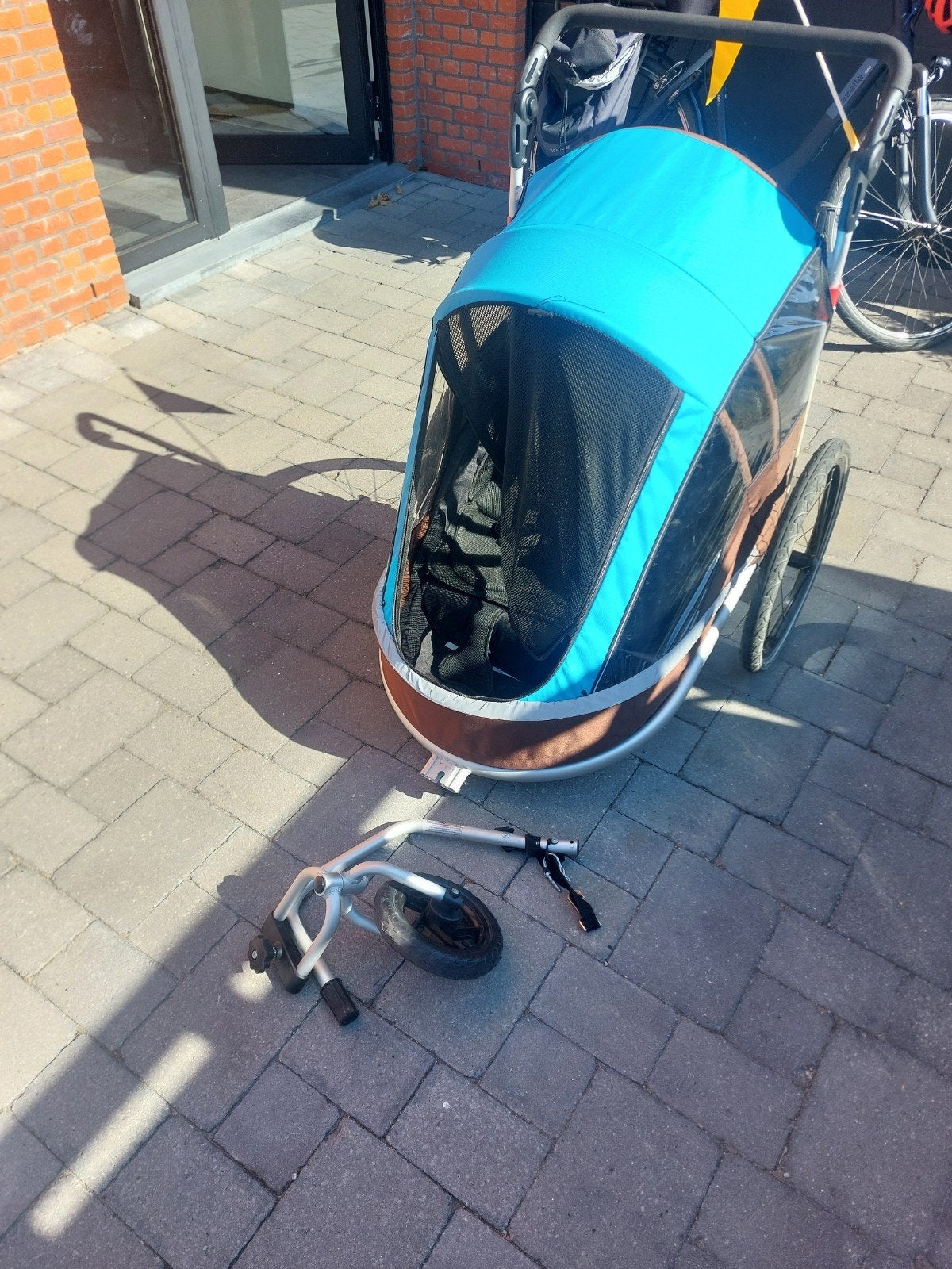 Maxxus Fietskar & Wandelwagen (2-in-1) – Voor 2 Kinderen, Duowagen, Zo goed als nieuw, Combiwagen, Ophalen