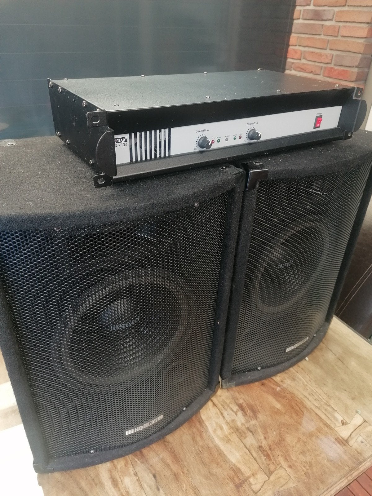 Amplificateur MAX GEAR MAX 7136 Haut-parleur VDSG10, Enlèvement