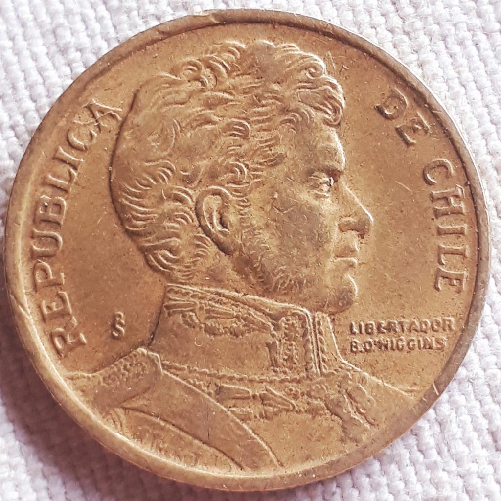 CHILI : 10 PESOS 1993 KM 228.2 UNC, Ophalen of Verzenden, Zuid-Amerika, Losse munt