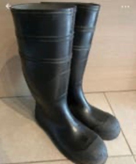 Rubberen laatzen, Vêtements | Hommes, Bottes de pluie, Enlèvement, Porté, Noir